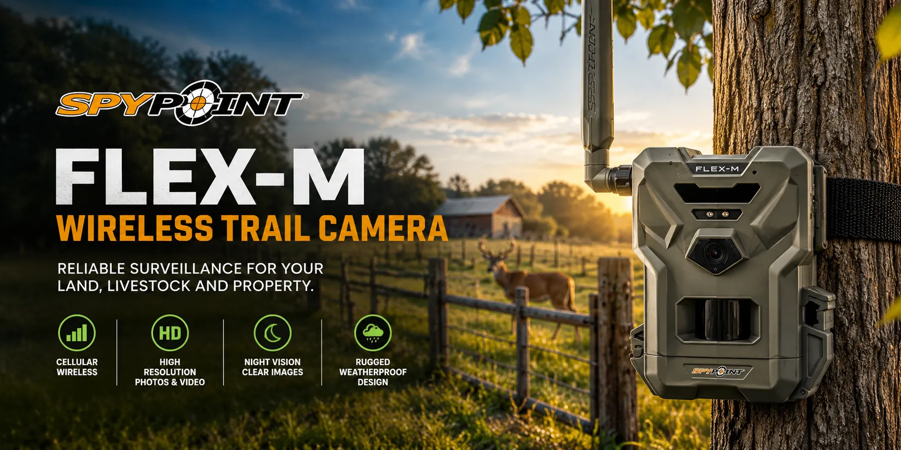 Spypoint Flex-M Wireless Trail Camera